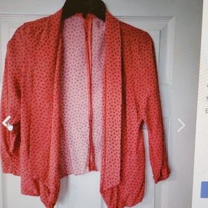 Open front blazer